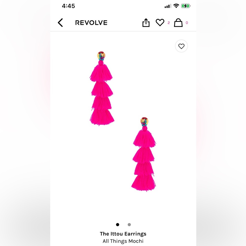 REVOLVE large tassel hot pink earrings! All Things Mochi